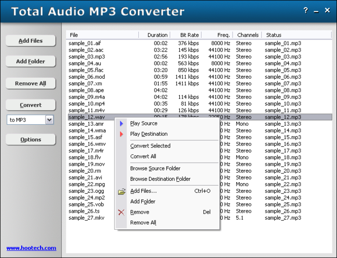 total audio converter mp3